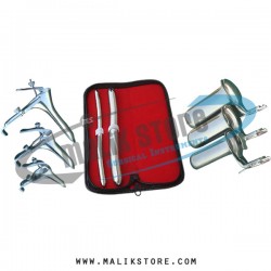 Hegar uterine dilator set 2pieces 9-10, 17-18, grave 3pcs, collin 3pcs